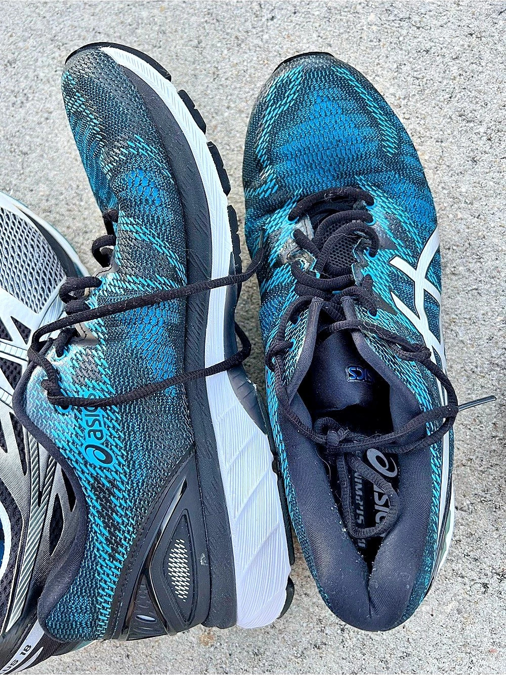 ASICS GEL-Nimbus 20 Men's Athletic Shoes US 12 Blue & Black